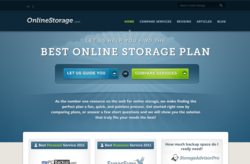 Online Storage Homepage